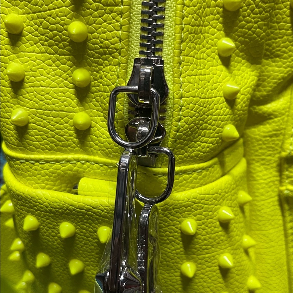 Philipp Plein Couture Homme backpack neon Lemon bag polyurethane & polyester - Picture 6 of 8